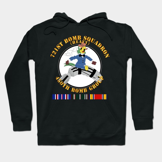 AAC - 721st Bomb Squadron - 450th BG - WWII w SVC Hoodie by twix123844